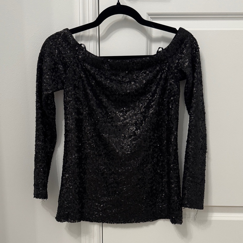 Bailey 44 Sequin Off Shoulder Top